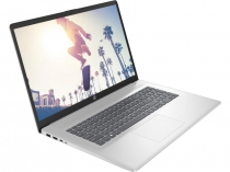Ноутбук HP 17-cn3020ua 17.3" FHD IPS AG,Intel i3-N305, 8GB, F512GB, UMA, DOS, сріблястий 91L46EA