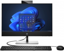 Комп'ютер персональний моноблок HP ProOne 440-G9 23.8" FHD IPS AG, Intel i3-13100T, 8GB, F512GB, ODD, UMA, WiFi, кл+м, 3р, Win11P, чорний 935Y7EA