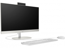 Комп'ютер персональний моноблок HP 240-G10 23.8" FHD IPS AG, Intel i3-N300, 8GB, F512GB, UMA, WiFi, кл+м, 3р, Win11P, білий 936J0EA