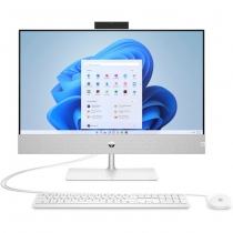 Комп'ютер персональний моноблок HP Pavilion 23,8" FHD IPS AG, Intel i5-13400T, 16GB, F512GB, UMA, WiFi, кл+м, DOS, білий 95Z21EA