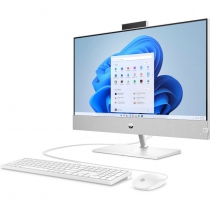 Комп'ютер персональний моноблок HP Pavilion 23,8" FHD IPS AG, Intel i5-13400T, 16GB, F512GB, UMA, WiFi, кл+м, DOS, білий 95Z21EA