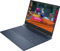 Ноутбук HP Victus 16-r0006ua 16.1" FHD IPS AG, Intel i5-13500H, 16GB, F1024GB, NVD4050-6, DOS, синій 9R6S3EA