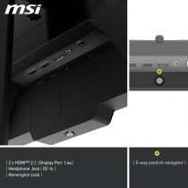 Монитор MSI 27" MAG 274QPF X30MV 2xHDMI, DP, Audio, miniLED, 2560x1440, 300Hz, 0.5ms, DCI-P3 97%, AdaptiveSync, Pivot, HDR1000 9S6-3CF09H-001