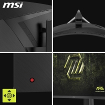 Монітор MSI 31.5" MAG 325CQPF-E18 2xHDMI, DP, Audio, VA, 2560x1440, 180Hz, 0.5ms, sRGB 111%, CURVED, AdaptiveSync, HAS 9S6-3DC14H-201