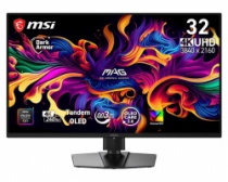 Монитор MSI 31.5" MAG 321UP QD-OLED-X24 2xHDMI, DP, USB-C, Audio, QD-OLED, 3840x2160, 240Hz, 0.03ms, DCI-P3 99%, G-SYNC, FreeSync, Pivot, HDR500 9S6-3DD29A-076