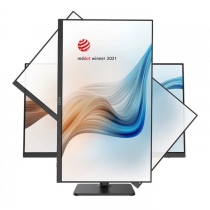 Монитор MSI 27" Modern MD272QP HDMI, DP, USB-C, 2xUSB, MM, IPS, 2560x1440, 75Hz, 4ms, sRGB 95%, Pivot 9S6-3PB19H-010