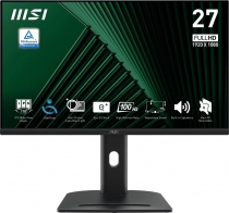 Монитор MSI 27" PRO MP275PG D-Sub, HDMI, MM, IPS, 100Hz, 4ms, sRGB 95%, AdaptiveSync, Pivot 9S6-3PC39M-053