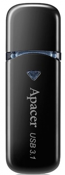 Накопичувач Apacer 128GB USB 3.2 Type-A AH355 Чёрный AP128GAH355B-1