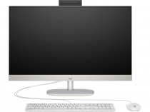 Комп'ютер персональний моноблок HP All-in-One 27" FHD IPS AG, Intel i5-1335U, 16GB, F512GB, UMA, WiFi, кл+м, DOS, білий AR0N5EA