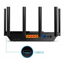Маршрутизатор TP-LINK ARCHER AX73 AX5400, 4xGE LAN, 1xGE WAN, 1xUSB 3.0, MESH ARCHER-AX73