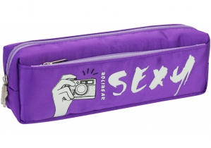 Пенал на 2 отделения COOLFORSCHOOL B-8690-green B-8690-purple