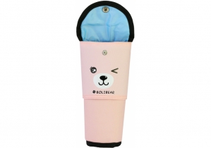 Пенал-подставка на 1 отделение COOLFORSCHOOL B-8695-grey B-8695-pink