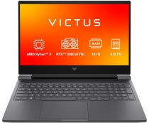 Ноутбук HP Victus 15-fb3014ua 15.6" FHD IPS AG, AMD R5-8645HS, 16GB, F512GB, NVD2050-4, DOS, сірий BF1H7EA