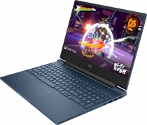 Ноутбук HP Victus 15-fb3021ua 15.6" FHD IPS AG, AMD R5-8645HS, 16GB, F512GB, NVD3050-6, DOS, синій BF1P1EA