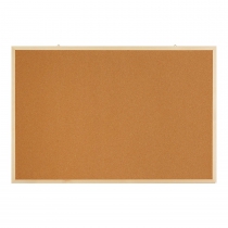 Дошка коркова JOBMAX, 60x90см, дерев'яна рамка Buromax BM.0014