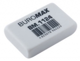 Гумка 1124, L (36х23х8 мм), прямокутна, біла Buromax BM.1124