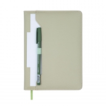 Дневник недатированный SAVANA, A5, серый, штуч.кожа, 336 стр. Buromax BM.20800-09