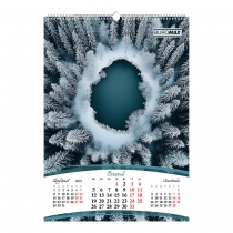 Календар настінний 2026 р., А2, 1 пружина, Seasons of the year Buromax BM.210652