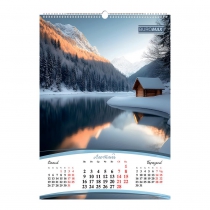 Календар настінний 2026 р., А2, 1 пружина, Seasons of the year Buromax BM.210652