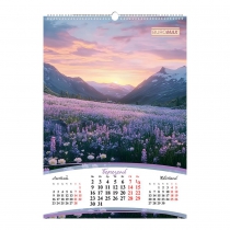 Календар настінний 2026 р., А2, 1 пружина, Seasons of the year Buromax BM.210652