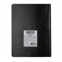 Дневник датированный 2026 MEMORY, A5, черный, штуч.кожа Buromax BM.21151-01