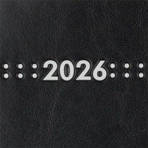 Дневник датированный 2026 MEMORY, A5, серый, штуч.кожа Buromax BM.21151-09