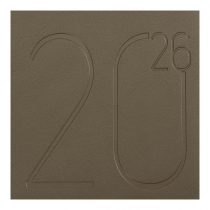Дневник датированный 2026 DARK MORANDI, A5, зеленый, штуч.кожа Buromax BM.21157-04