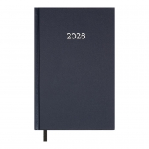 Дневник датированный 2026 SIMPLE, A5, синий, бумвинил Buromax BM.21166-02