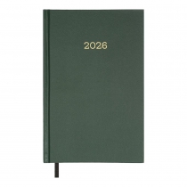 Дневник датированный 2026 SIMPLE, A5, зеленый, бумвинил Buromax BM.21166-04