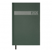 Щоденник датований 2026 TIME, A5,зелений , бумвініл Buromax BM.21168-04