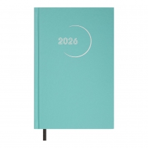 Дневник датированный 2026 MADAM, A5, бирюзовый, бумвинил Buromax BM.21170-06