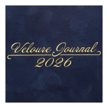 Щоденник датований 2026 VELOUR, A5, синій, штуч. шкіра Buromax BM.2134-02