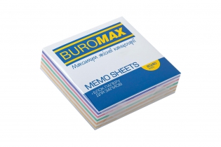 Блок паперу для нотаток "Зебра" 80х80х20мм, скл. Buromax BM.2254
