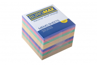 Блок паперу для нотаток "Декор" 90х90х70мм, не скл. Buromax BM.2289