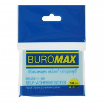 Блок для нотаток 51х76мм, 100арк., асорті Buromax BM.2311-99