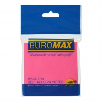 Блок для нотаток NEON 76х76мм, 100арк., асорті Buromax BM.2312-98