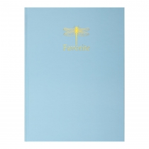 Книга канцелярська FAVOURITE, PASTEL, А4, 96 арк., клітинка, офсет, тверда ламінована обкладинка, блакитна Buromax BM.2400-414