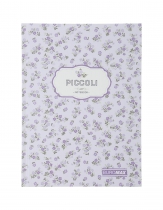 Блокнот PICCOLI, А5, 80 арк., клітинка, інтегральна обкладинка, лавандовий Buromax BM.24522101-39