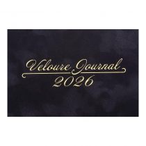 Дневник датированный 2026 VELOUR, A4, черный, штуч. кожа Buromax BM.2771-01