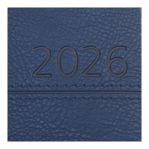 Щотижневик датований 2026 кишеньк. ORION, 85*153, синій, штуч. шкіра/поролон Buromax BM.2895-02
