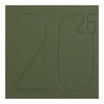 Щотижневик датований 2026 кишеньк. MORANDI STYLE , 85*153, зелений, штуч. шкіра Buromax BM.2897-04