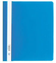 Скоросшиватель пластик. А5, PP, синий Buromax BM.3312-02