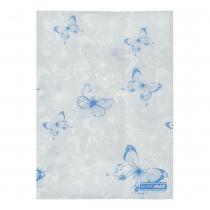 Папка А4 на гумках, BUTTERFLY ARABESKI, напівпрозора, біла перламутрова Buromax BM.3908-31
