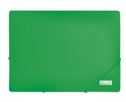 Папка пластикова А4 на гумках, JOBMAX, зелений Buromax BM.3911-04