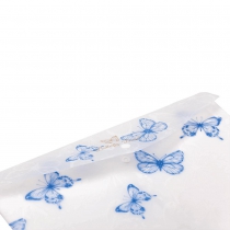 Папка-конверт А4 на кнопке, BUTTERFLY ARABESKI, полупрозрачная, перламутровая белая Buromax BM.3943-31