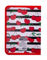 Папка на блискавці, В5, CHERRY, ARABESKI, червона Buromax BM.3961-05