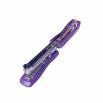 Степлер пластиковый "Шахматка"12л., (скобы №10), голубой Buromax BM.4131-14