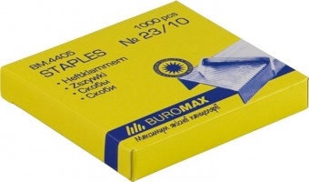 Скоби №23/10 1000шт., ЛЮКС Buromax BM.4405