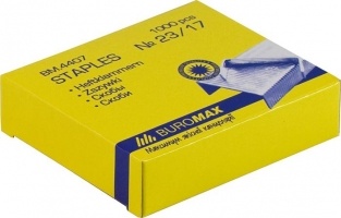 Скоби №23/17 1000шт., ЛЮКС Buromax BM.4407