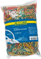 Гумки для грошей 500г, JOBMAX, асорті Buromax BM.5504